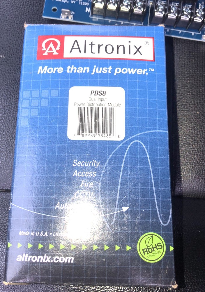 Altronix PDS8 Power Distribution Module New