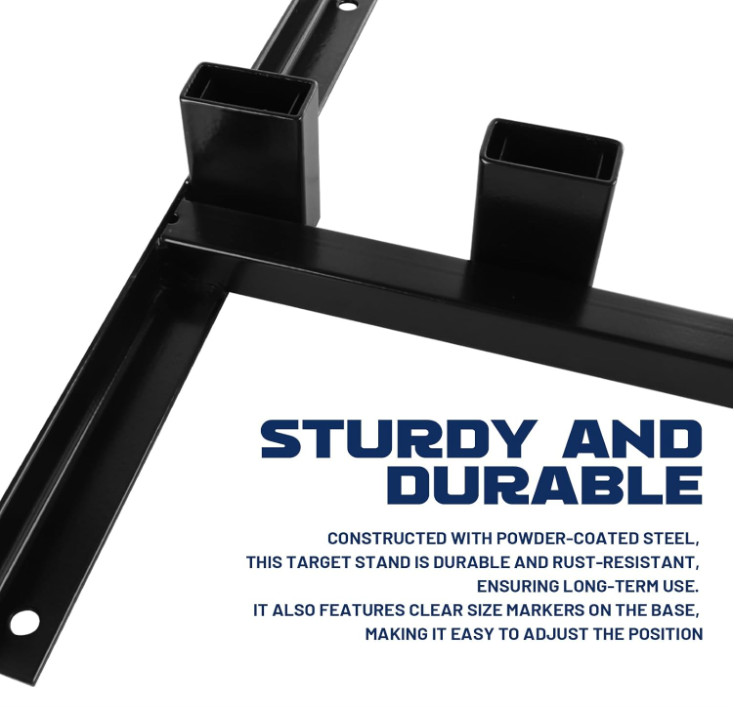 Adjustable Target Stand Base for Paper Shooting Target Cardboard USPSA/IPSC/IDPA