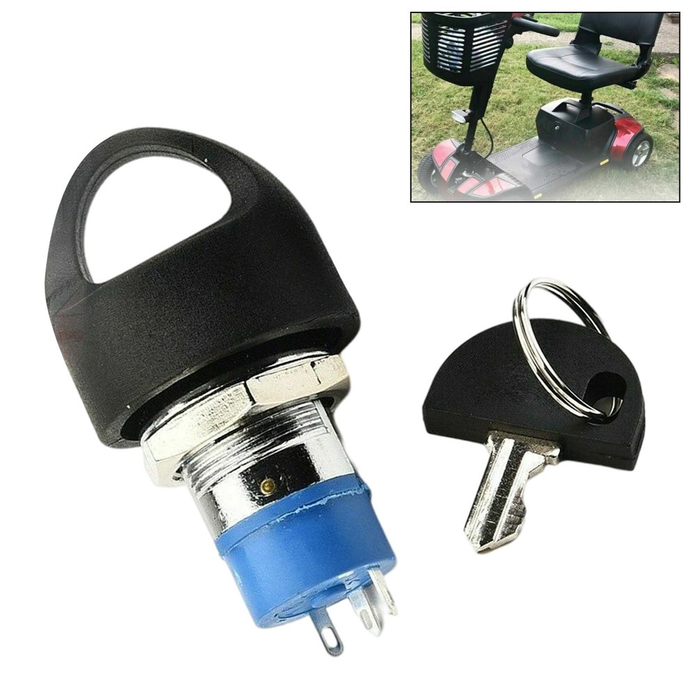 Replacement Mobility Scooter Spare Start On/Off Ignition Switch 2 Keys FOR-PRIUU