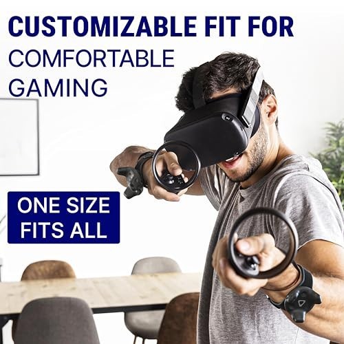 "VR Tracker Waist Belt & Hand Straps - Secure, Comfortable Full Body Support for