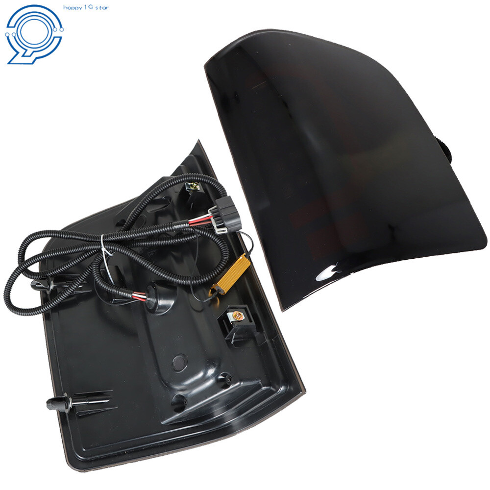 Black LED Tail Lights Assembly Fit For 2007-2013 Chevy Silverado Left+Right Side