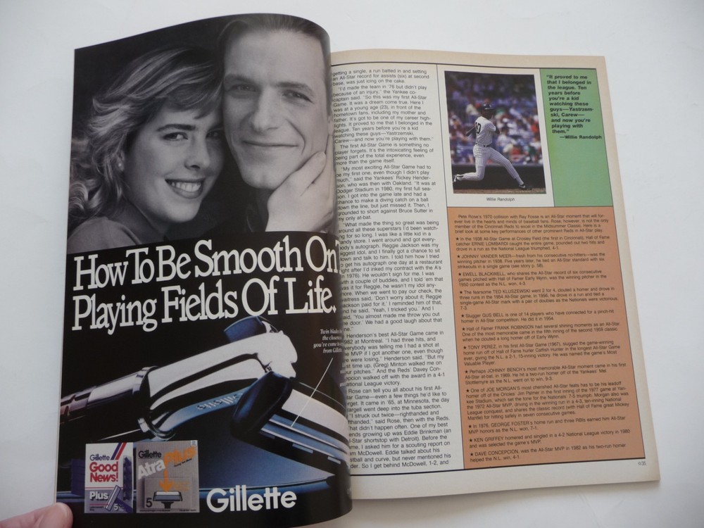 1988 MLB All Star Game Official Program