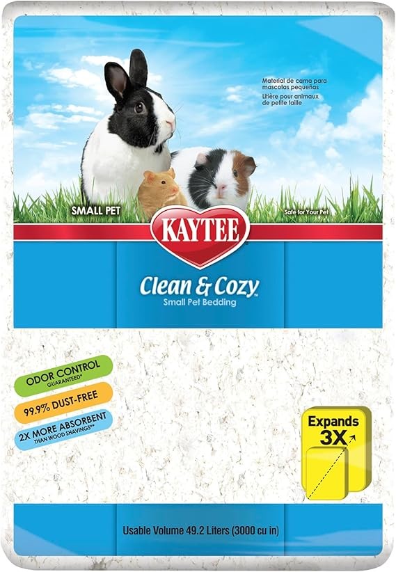 White Paper Bedding, Made for Small Animals, 49.2 Liters