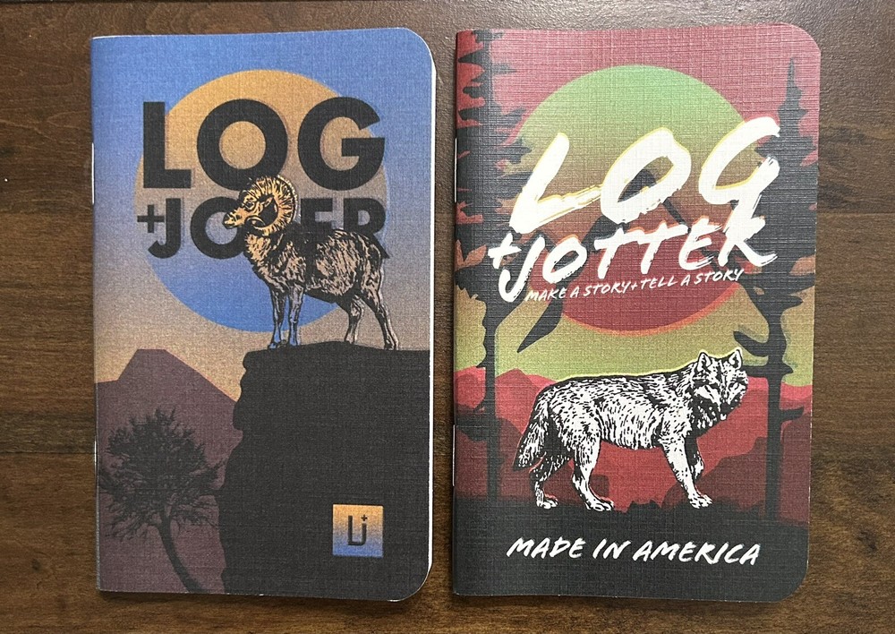 Log + Jotter  Dot Graph Notebook Set Of 2   Bighorn  -  Wolf  2021