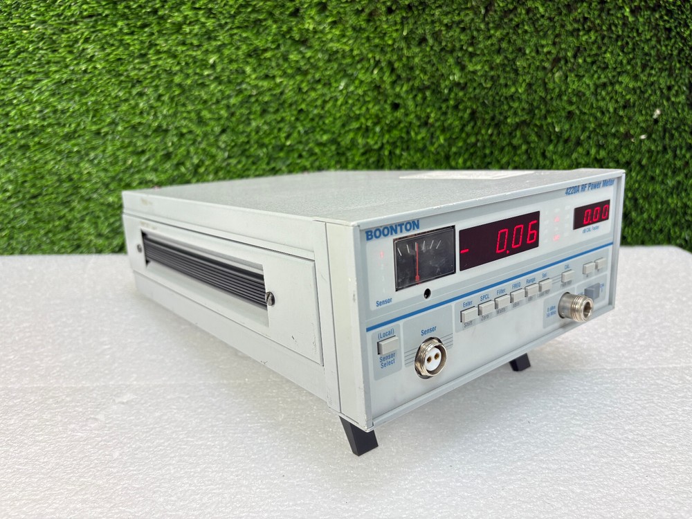Pre Owned | Boonton Electronics 4220A RF Power Meter - White w/ Power Cord