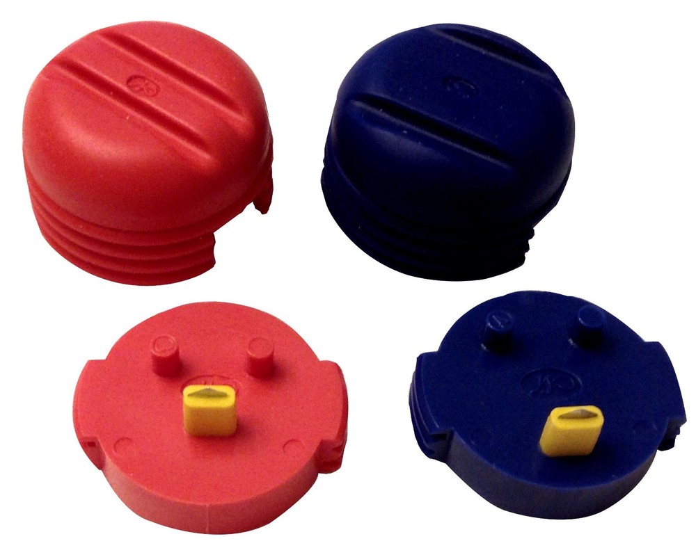 Creative Memories Custom Cutting System Replacement Blades Red Blue NEW