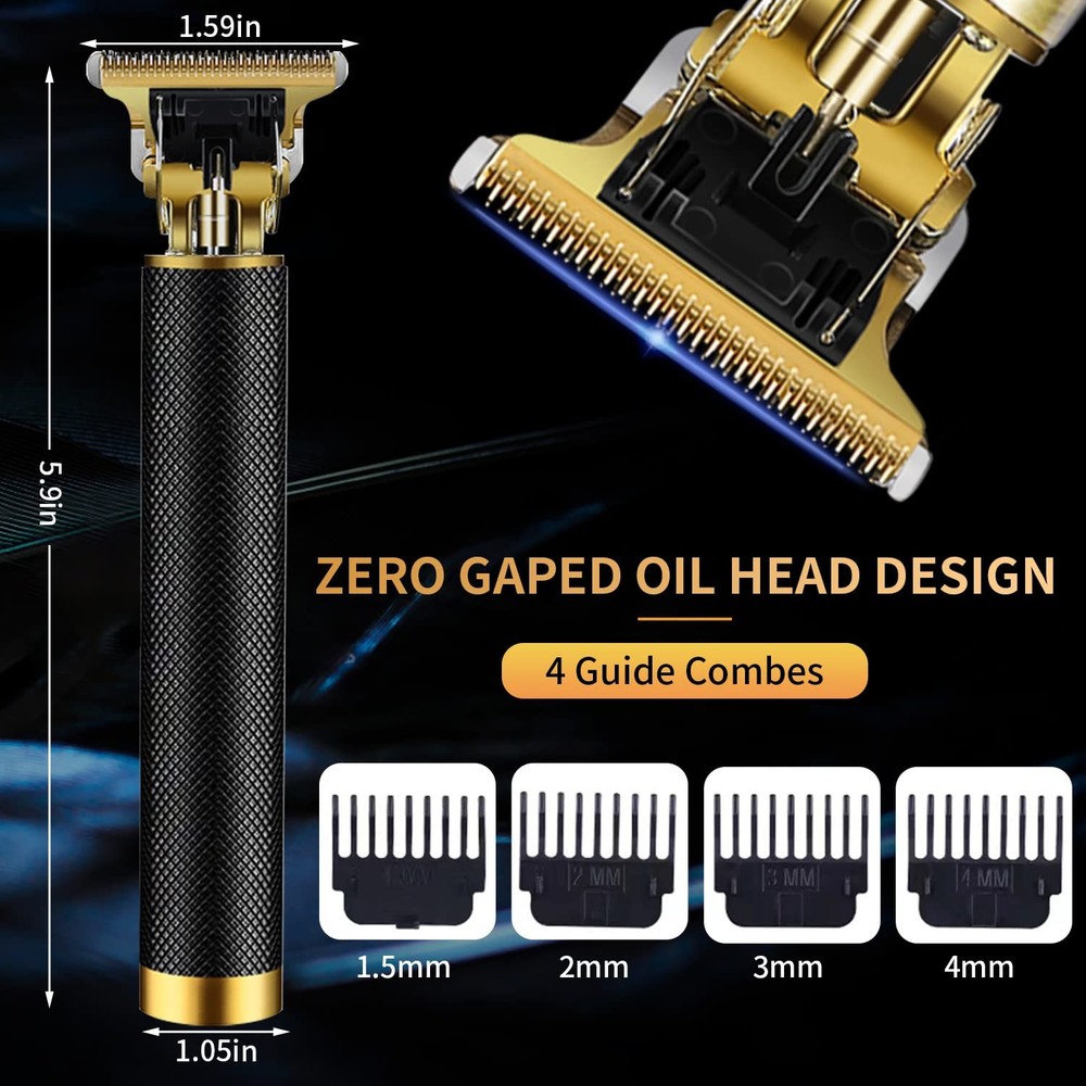 Hair Trimmer for Men, Black with Ear Spoon Tool, With Tool