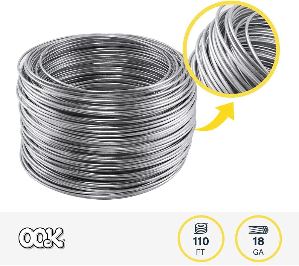 Galvanized Steel Hobby Wire (#18) 110'