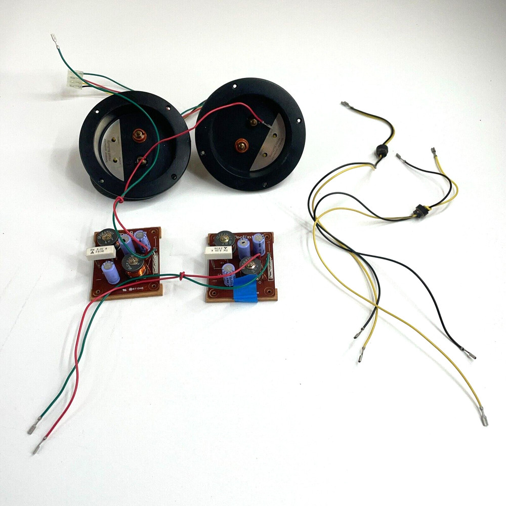Pair of Technics SB-4500A Crossover Terminals 6713HB w/ Wiring Working