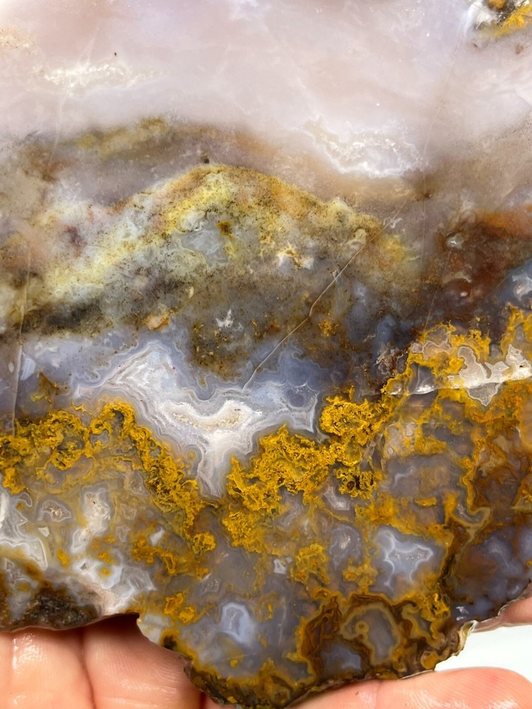 Mexican Cathedral Agate / Jasper Slab Cabbing Chakra Reiki Collecting