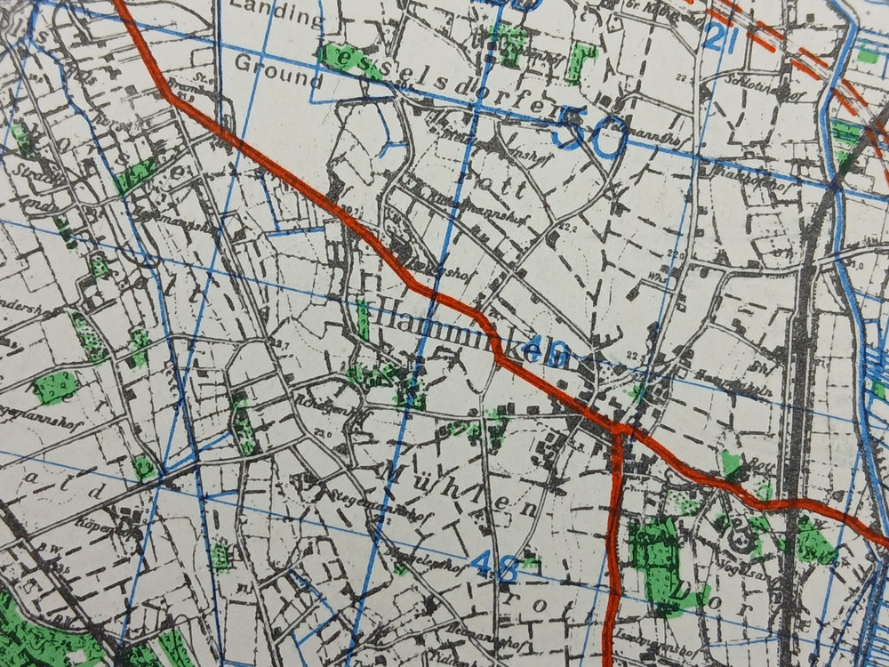 WW2 EMERGENCY EDITION map featuring REES (OPERATION PLUNDER), THE RHINE, BOCHOLT