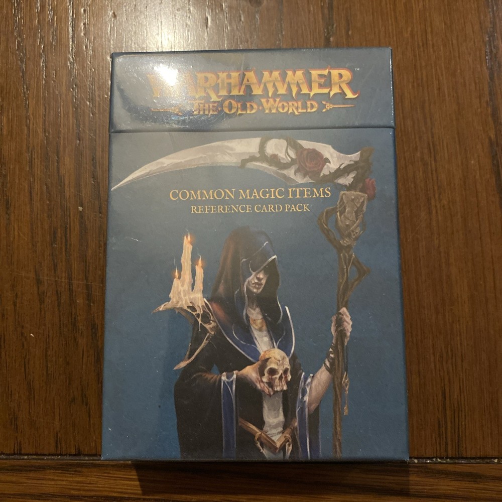 WARHAMMER THE OLD WORLD COMMON MAGIC ITEMS REFERENCE CARD PACK (New & Sealed)