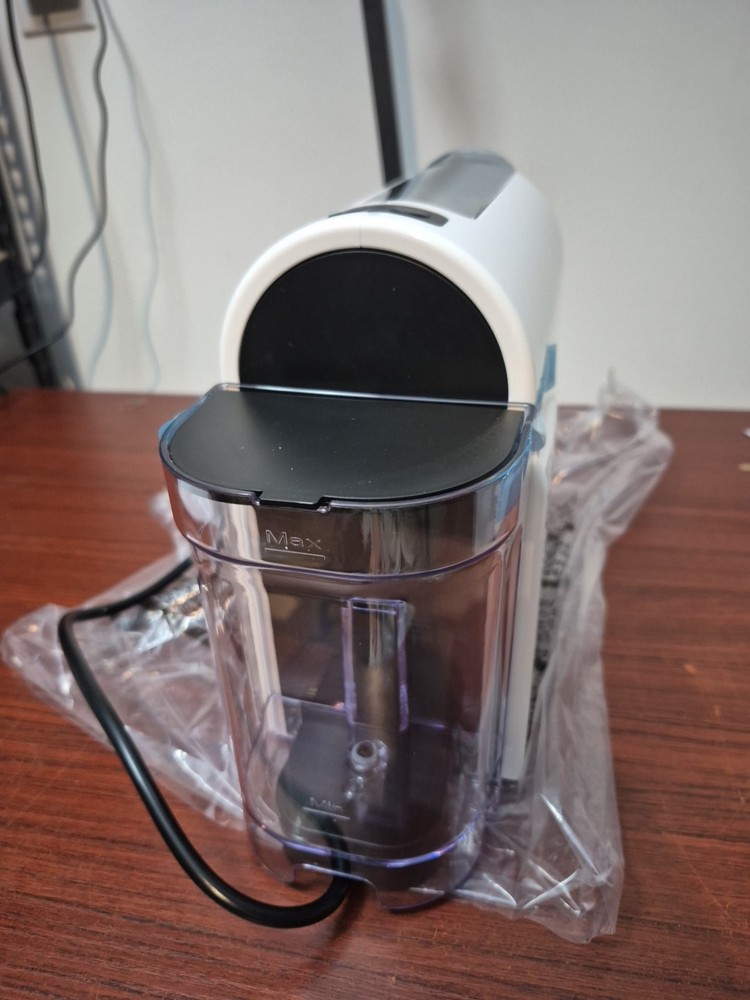 BeanGlass Espresso Pod Machine for Home, Compact Capsule Coffee Maker - White