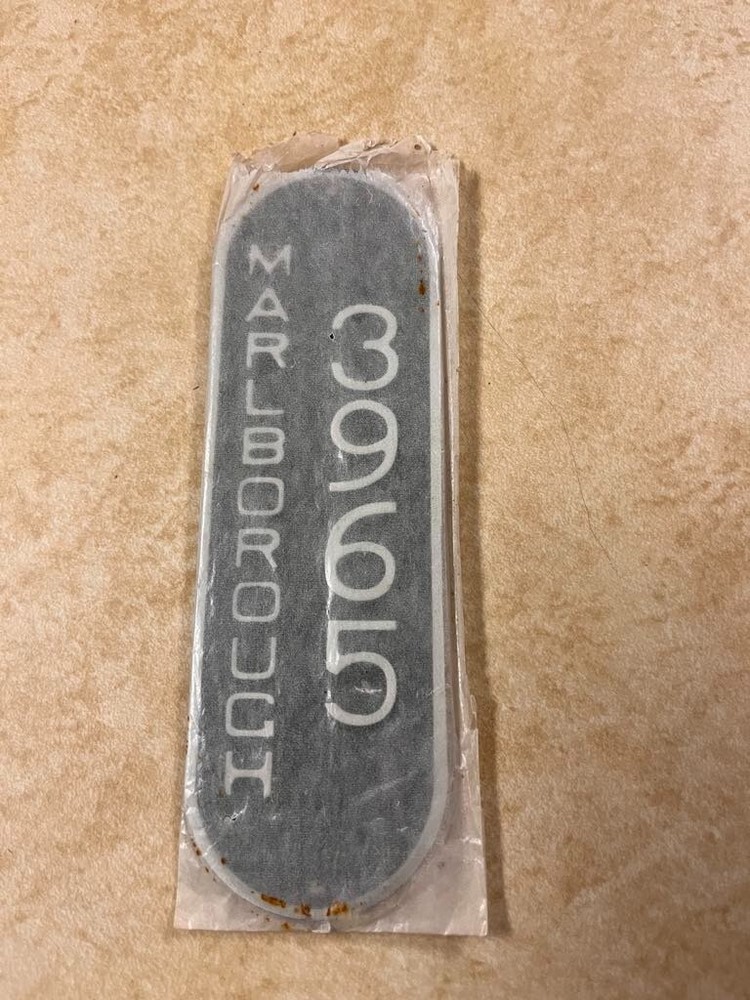 ANTIQUE BICYCLE LICENSE PLATE