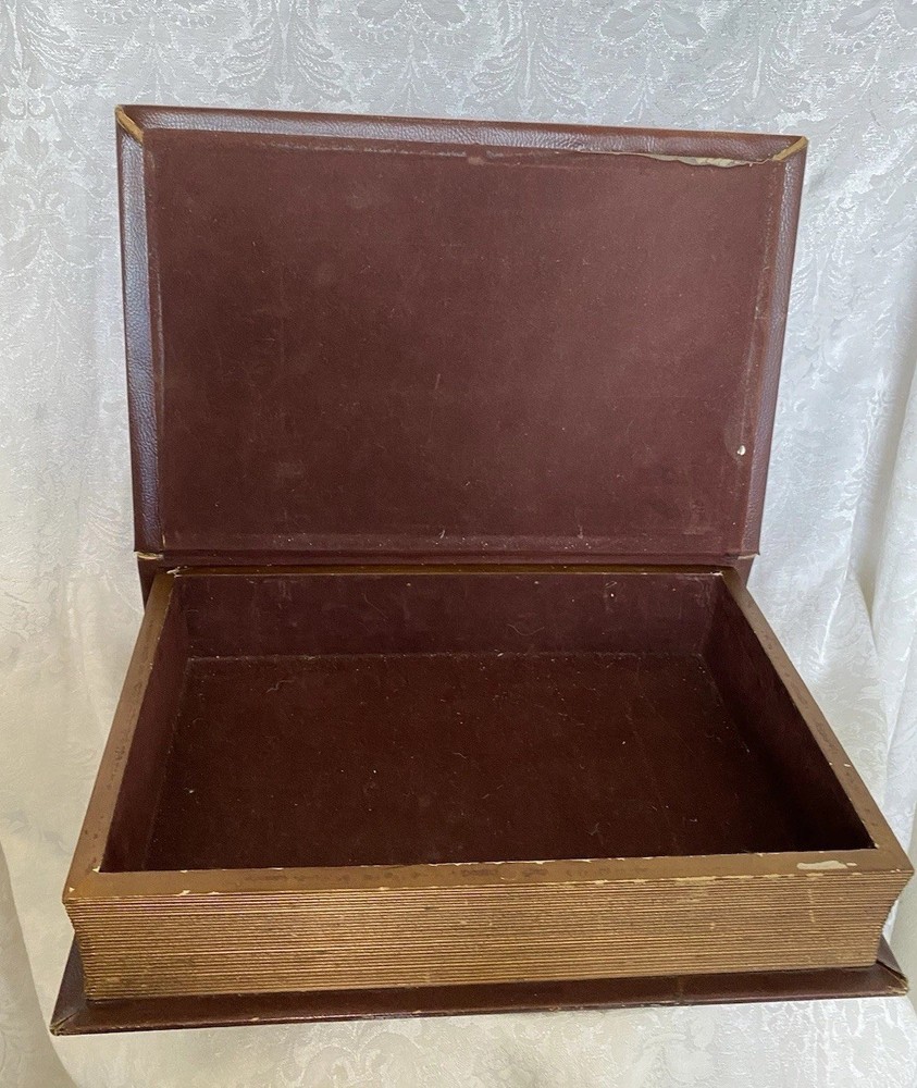 False Book Secret Valuables Storage Box