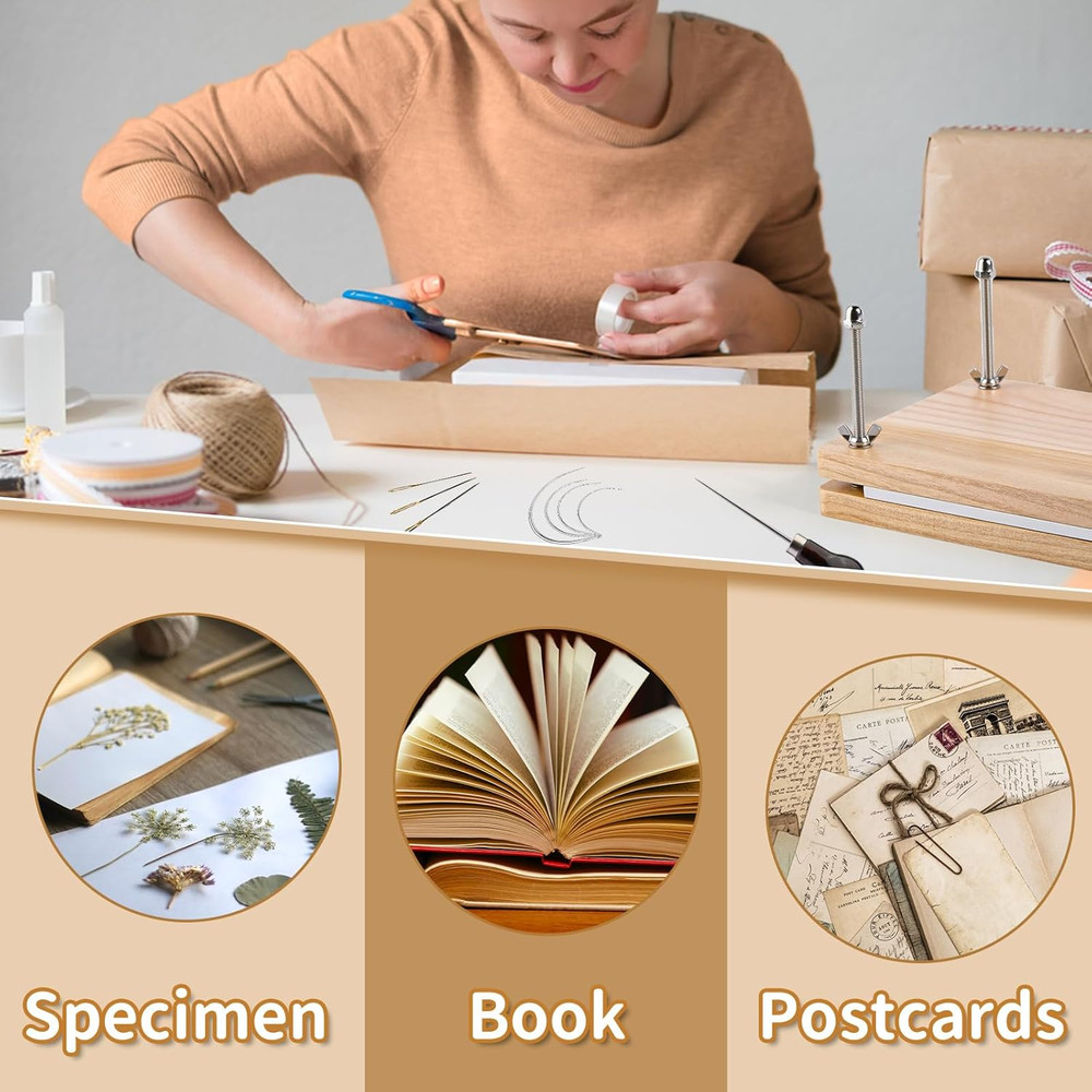 Binding Kits, Bookbinding Supplies, Bookbinding Kit for Beginners Bone Folder To