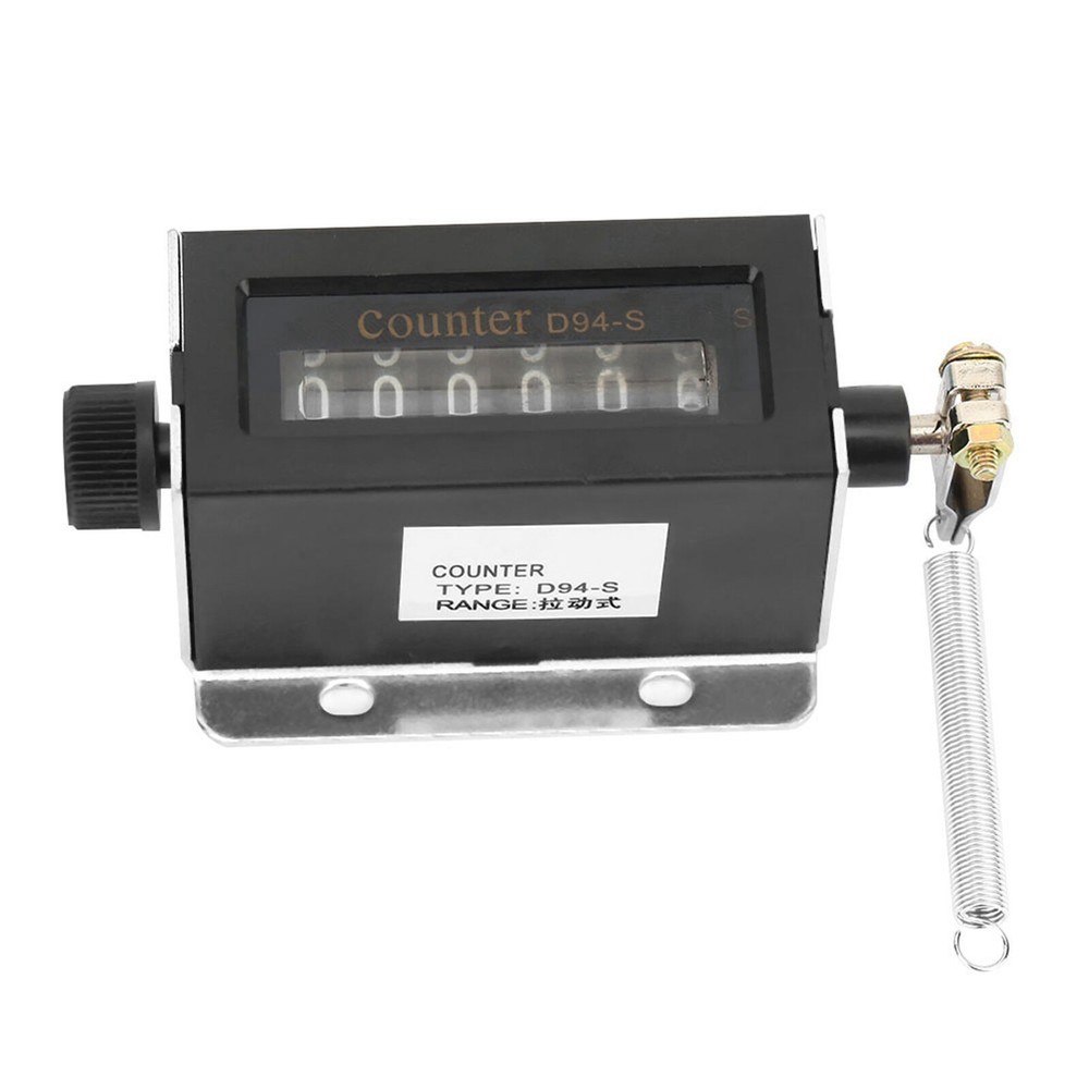 D94-S 6 Digit Resettable Mechanical Pulling Counter 0-999999