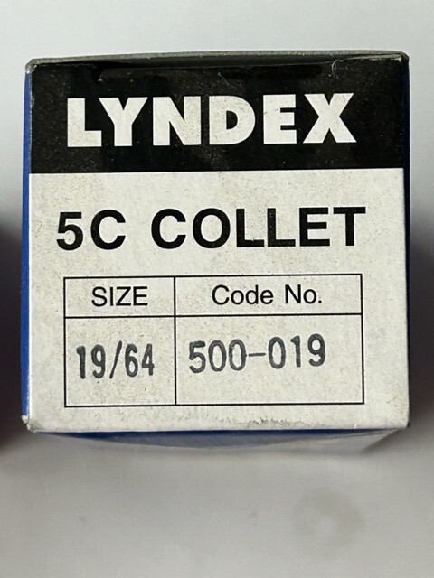 19/64" 5C ROUND COLLET LYNDEX 500-019