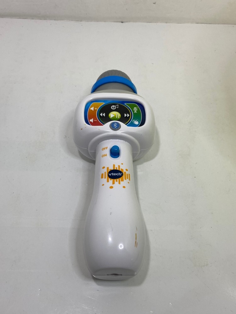 🌊 VTech Sing It Out Karaoke Bluetooth Microphone , White #5510 WORKS EUC
