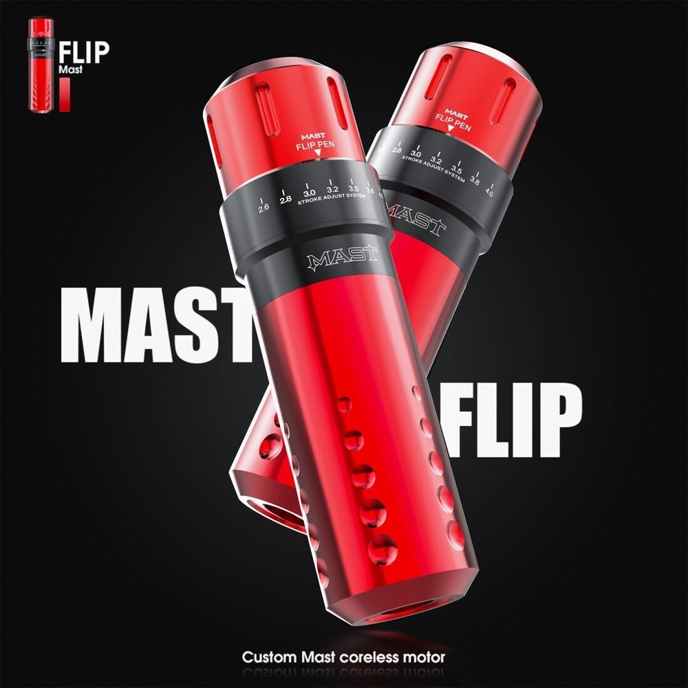 Tattoo Machine Dragonhawk MAST Flip (Red)