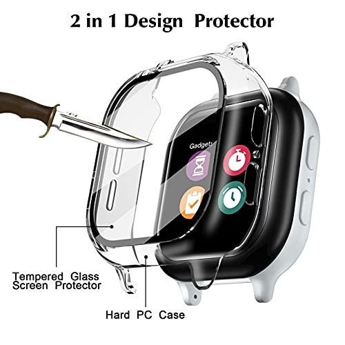 [3-Pack] Case Compatible Screen Protector for Gizmo Watch 2 Clear+Clear+Clear
