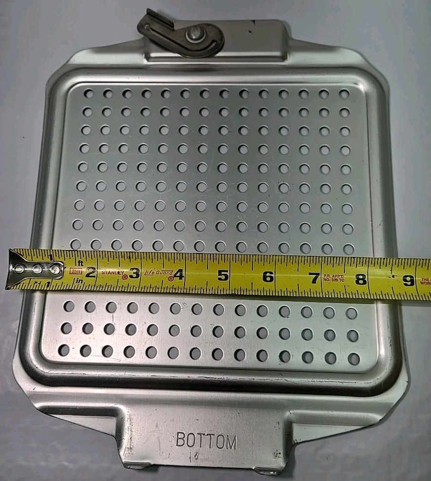 MUELLER GENESIS TOP & BOTTOM RETENTION PLATES FOR STERILIZATION Tray Container