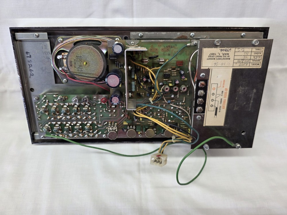 M&S Rebuilt N350 Silver and Black Intercom Master