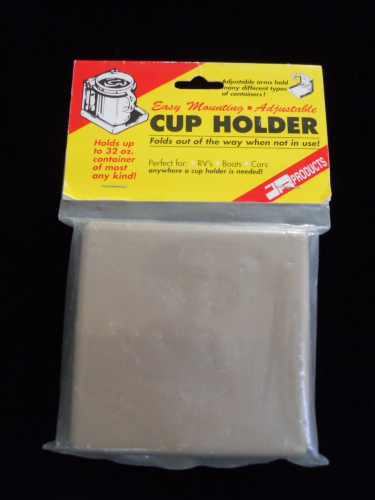 JR Products 45623 Tan Adjustable Cup Holder