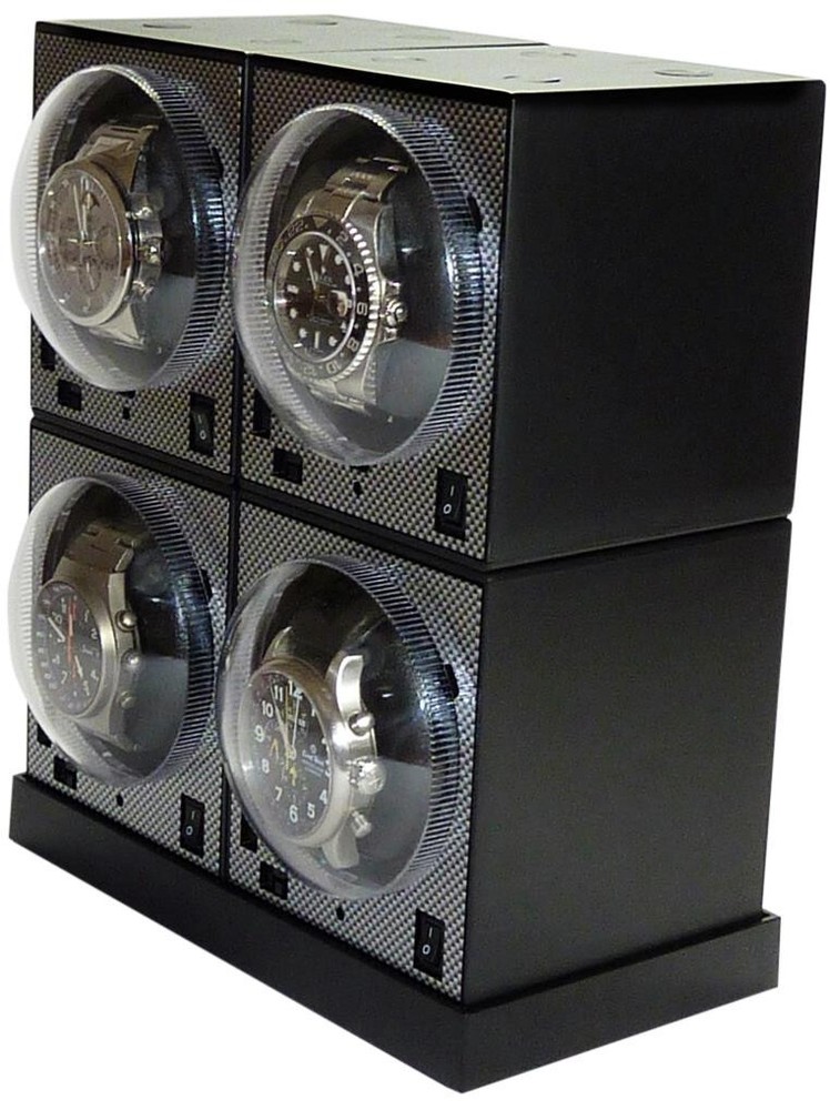BOXY Brick QUAD Automatic Watch Winder System MODEL: 4E2 -Brilliant!
