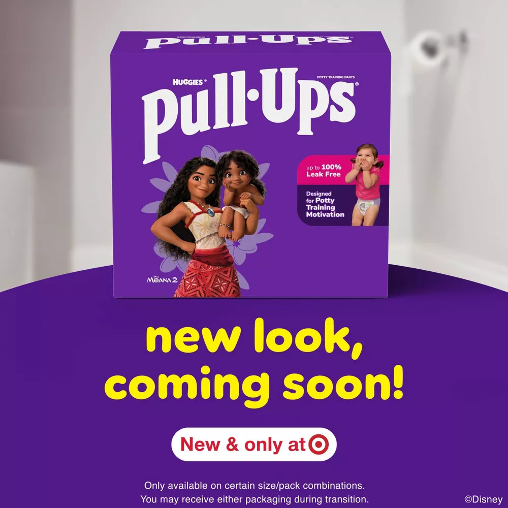 Pull-Ups Girls' Learning Designs Training Pants Econ+ Pack - Size 2T-3T -
