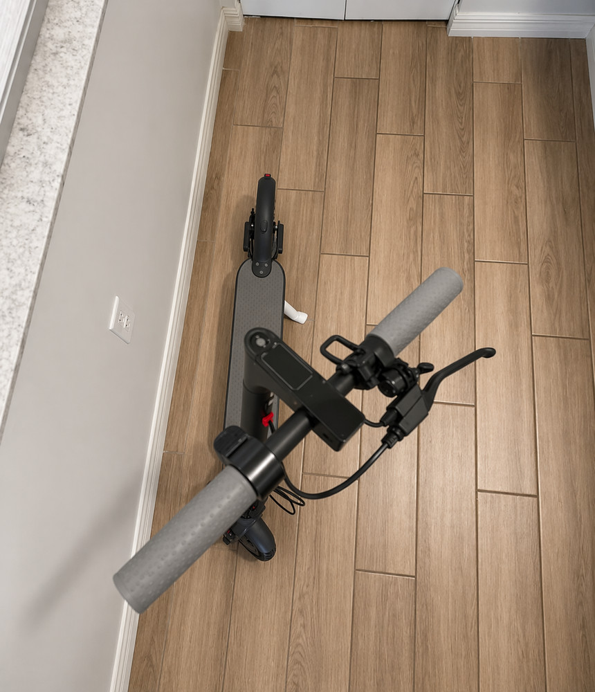 Electric Scooter 350W 19MPH Foldable Adults w/App 16Mi Range 8.5" Tires