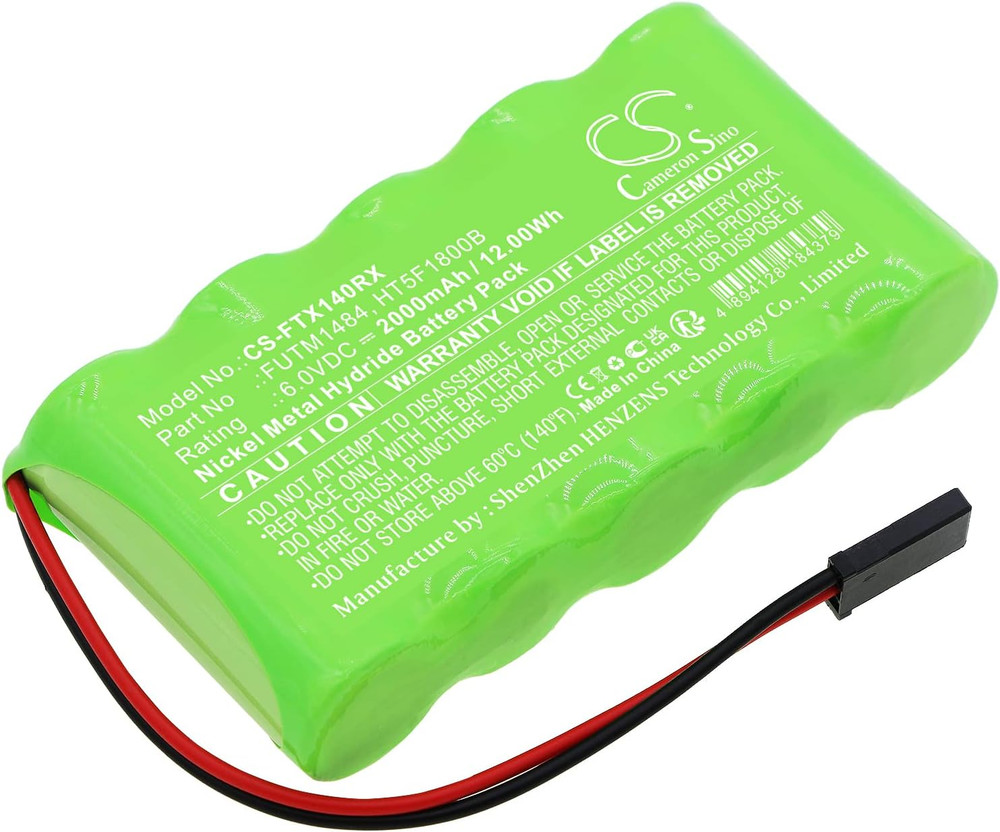Replacement Battery Fit for FUTABA Transmitter 10J, Transmitter 14SG, Transmitte