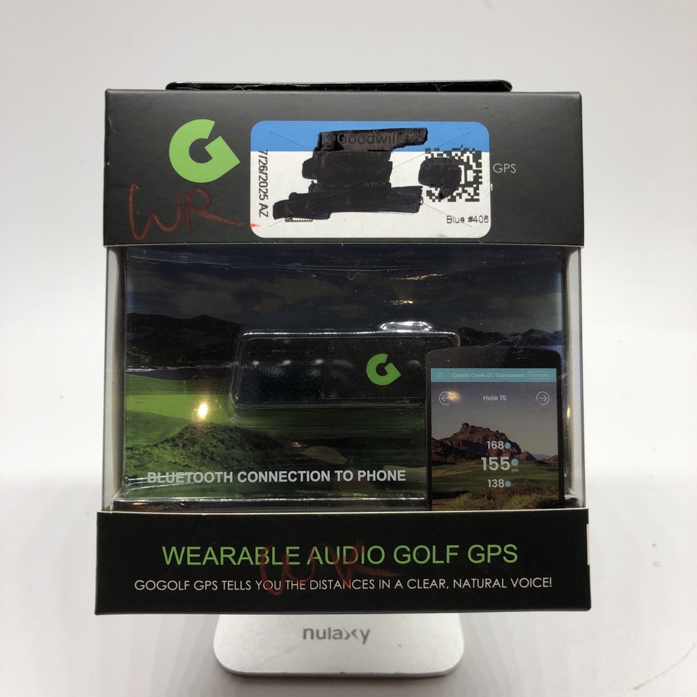 Go Golf Bluetooth Wearable Audio Golf GPS - NIB
