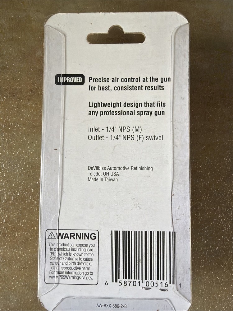 DeVilbiss Air Adjusting Valve HAV-500 180005