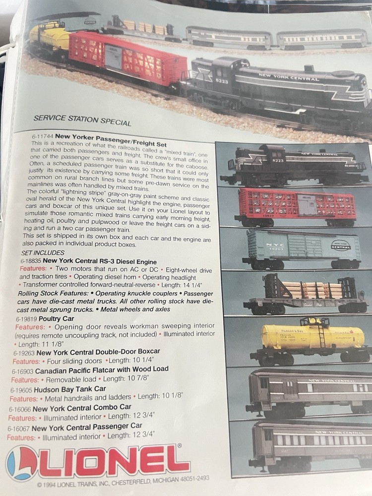 Lionel Train Catalog Collection 1973–1994