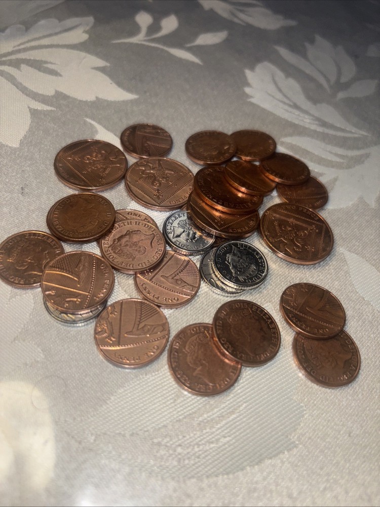 Real Magnetic British Pence Set￼