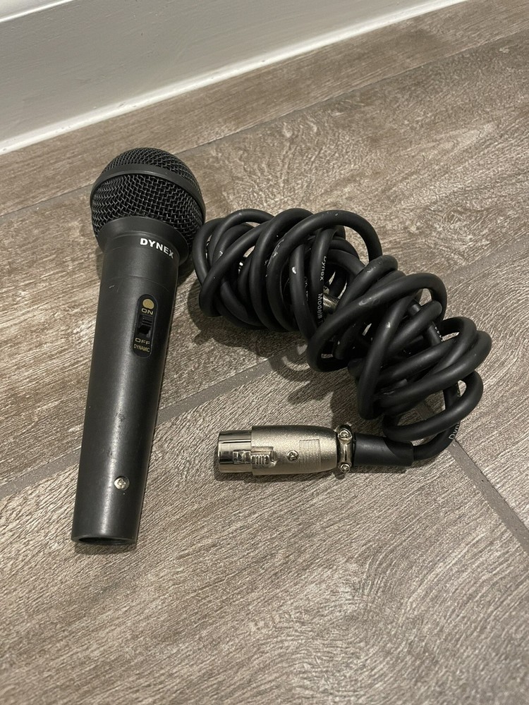 Dynex Uni-Directional Dynamic Microphone DX-M1111 with cable