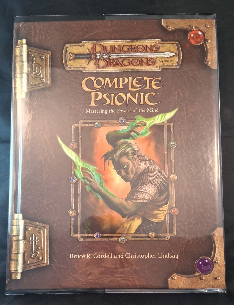 D&D 3.5e Complete Psionic - Rare Supplement - NM Collector Quality - Covered