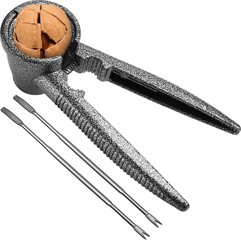 Nutcracker Pecan Nut Cracker Walnut Cracker with Non-slip Handle