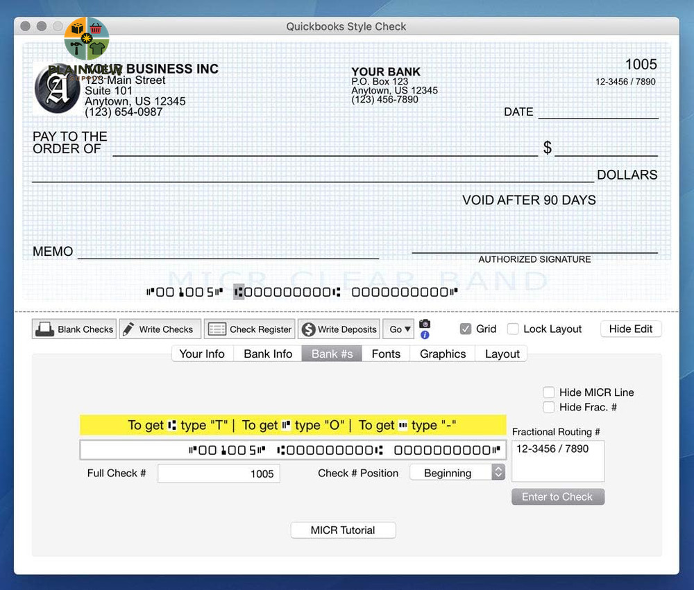 - Windows & Mac Check Printing Software