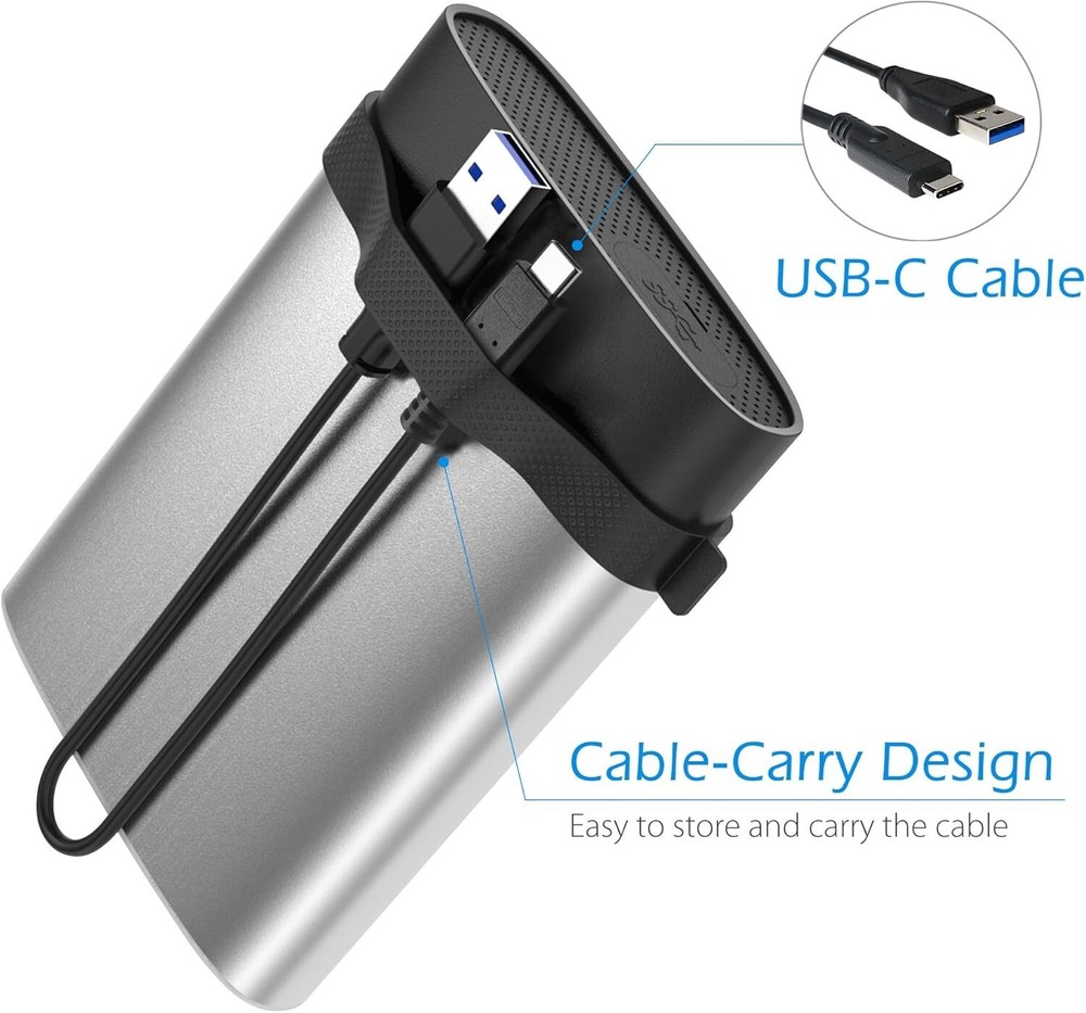 Silicon Power 1TB Type C USB 3.0 Rugged Armor A85M Shockproof/Waterproof