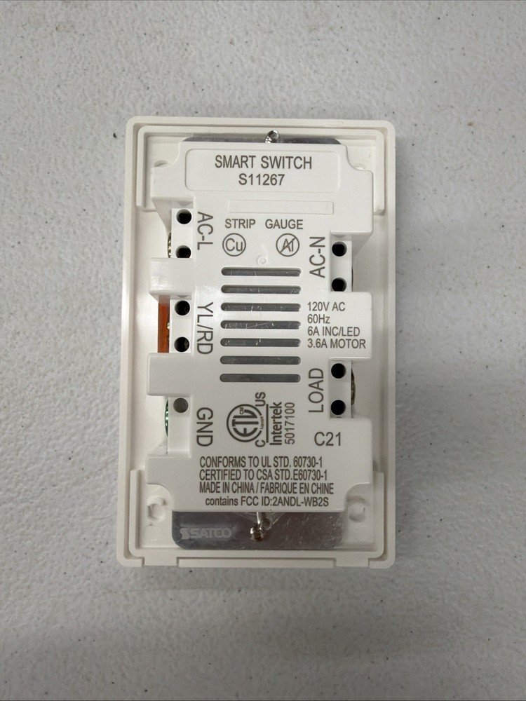 SATCO Starfish S11267 WiFi Smart In-Wall Light Switch – ECS