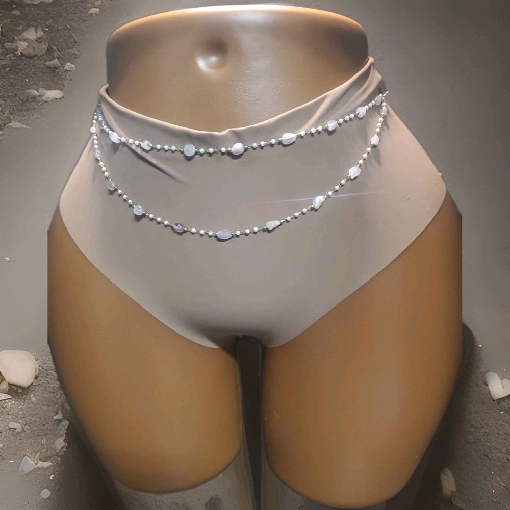 Light Purple Crystal Waistbeads