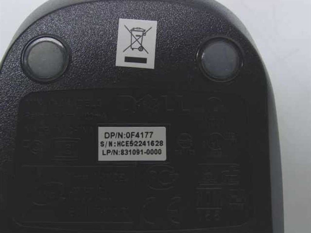 Dell 0F4177 3 Button USB Mouse M-UK DEL3
