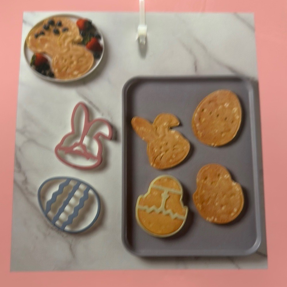 Easter Cookie Cutter Set - Pink, Yellow, Blue