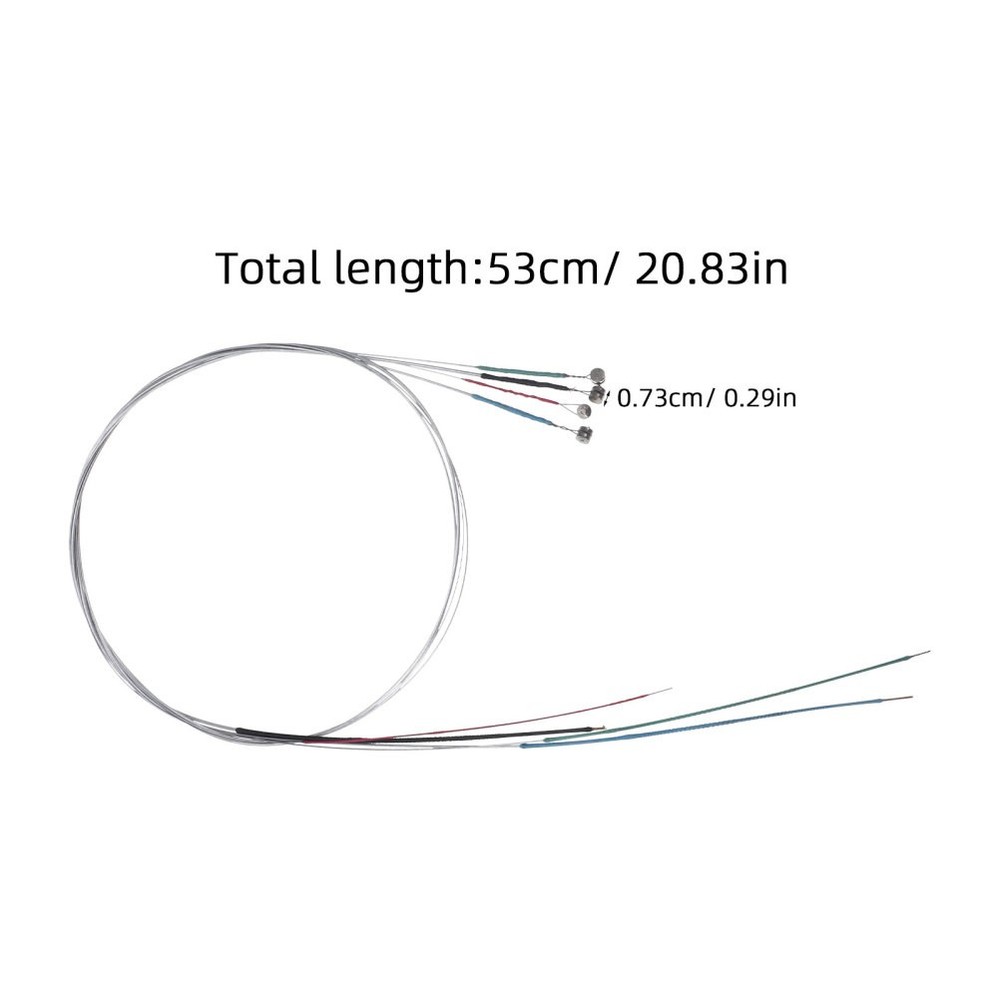 4 Pcs Replacement Strings Violin Fine Tuner Part Accessories Kit