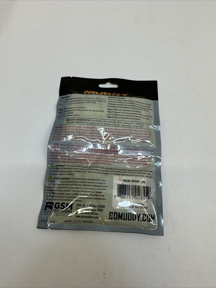 Muddy Hand Warmers Qty 40 Pairs