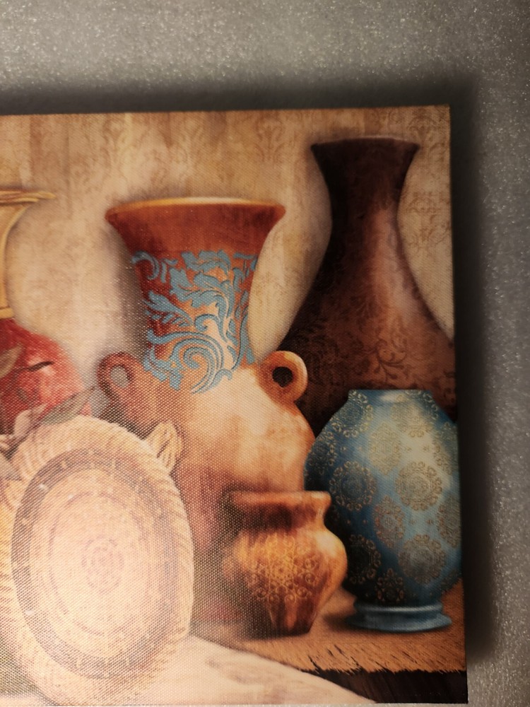 Decorative Canvas Art 8½"×8½" Vases, Jugs, Basket