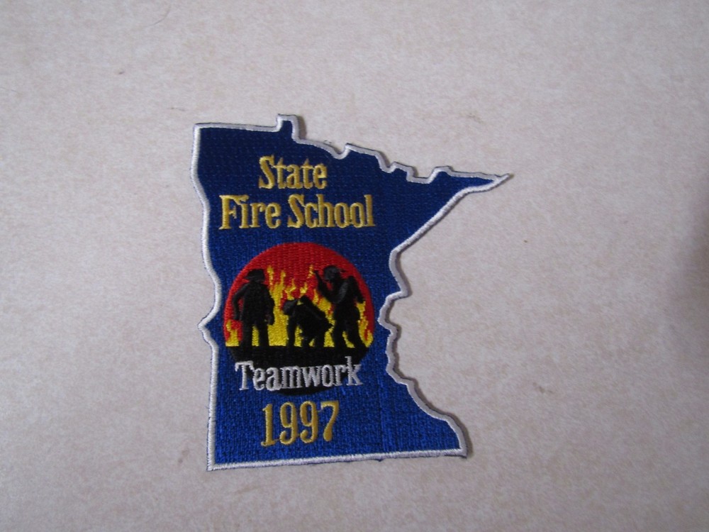 PATCH FIRE AND RESCUE STATE FIRE SCHOOL MINNESOTA TEAMWORK 1997