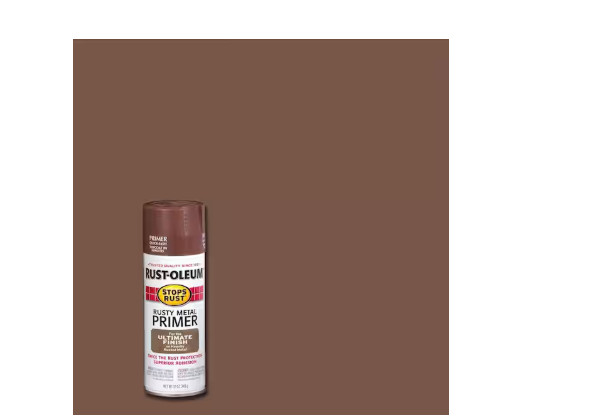 Rust-Oleum Stops Rust 12 oz. Flat Rusty Metal Primer Spray